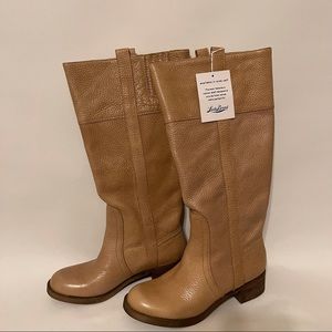 Knee High Light Brown Riding Boots STORE SAMPLE